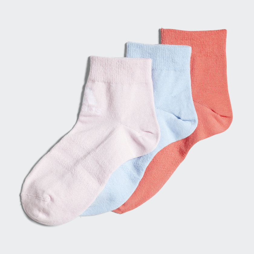 

Носки детские Adidas Kids Ankle 3P цв. разноцветный р. 20-22, Kids Ankle 3P