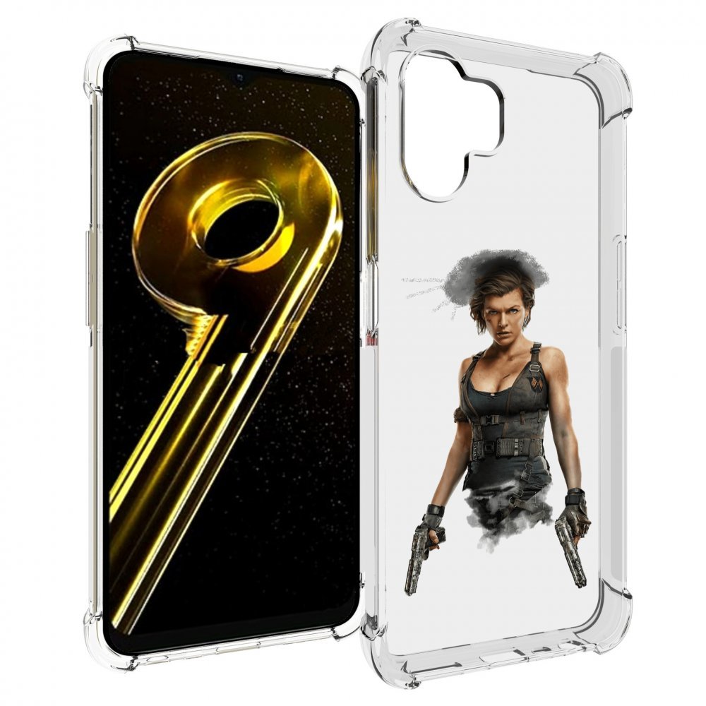 

Чехол бампер MyPads Resident-Evil для Realme 10 5G противоударный, Прозрачный, Tocco