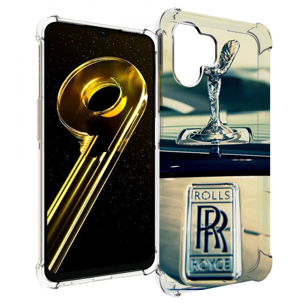 

Чехол бампер MyPads Rolls Royce ролс роис 1 для Realme 10 5G пр..., Прозрачный, Tocco