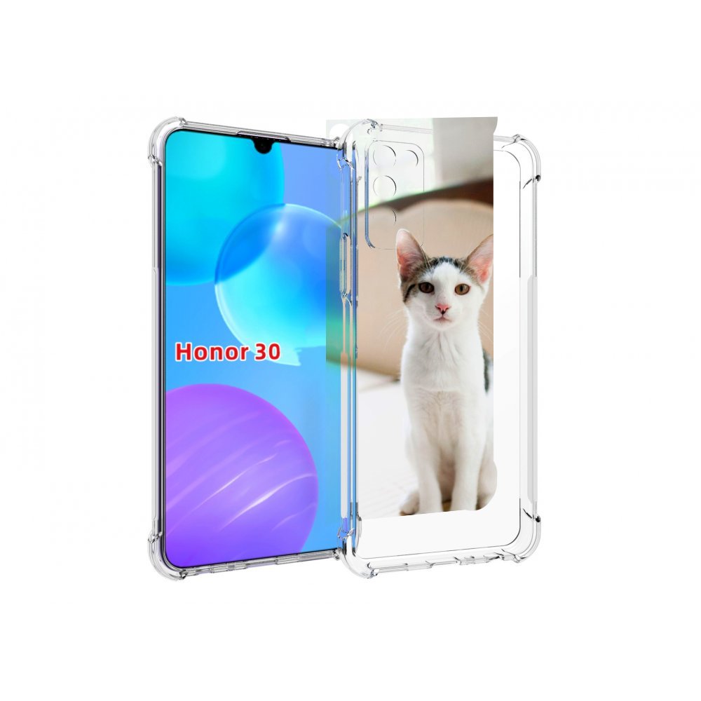 

Чехол MyPads порода кошка эгейская для Huawei Honor 30 Lite, Tocco