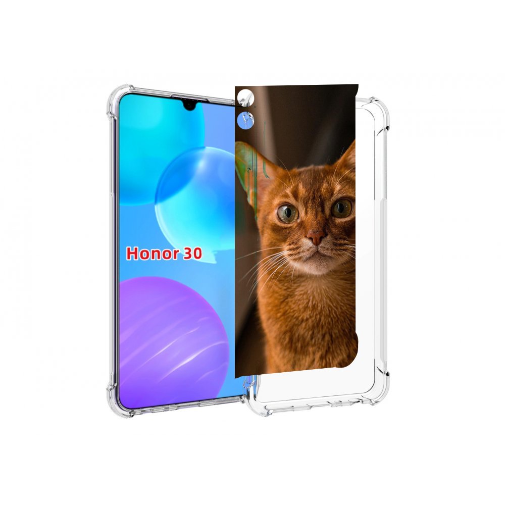 

Чехол MyPads порода кошки абисинская для Huawei Honor 30 Lite, Tocco