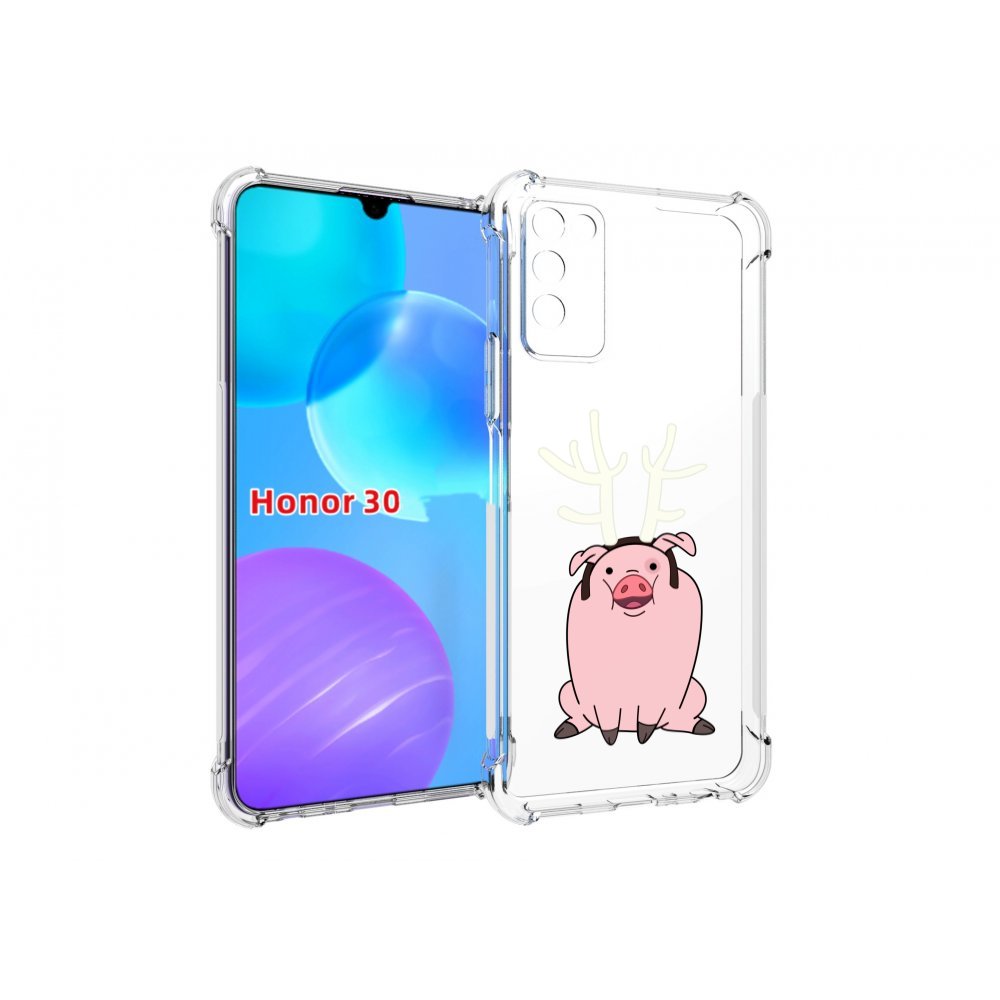 

Чехол MyPads поросенок-с-рогами для Huawei Honor 30 Lite, Tocco
