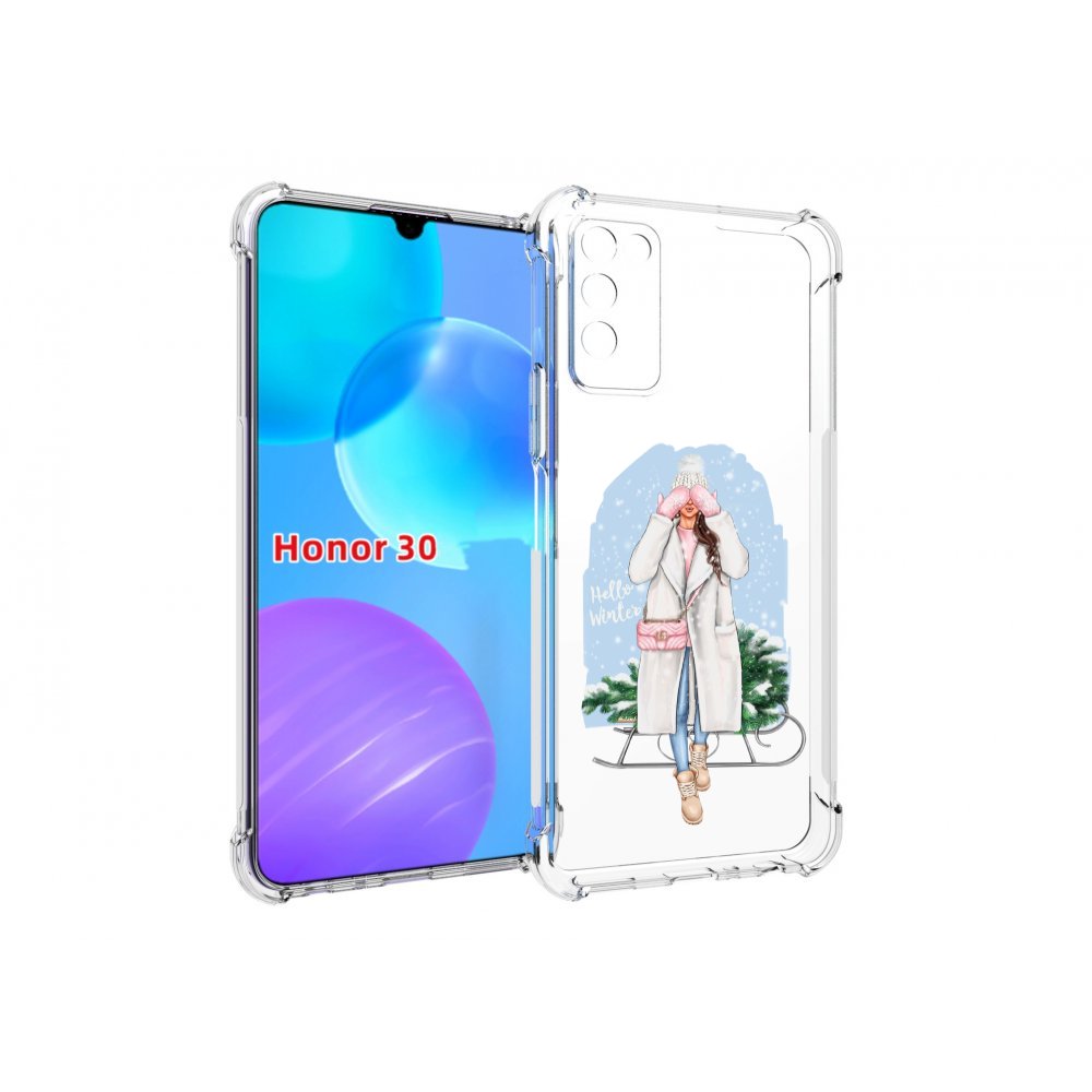 

Чехол MyPads привет-зима женский для Huawei Honor 30 Lite, Tocco