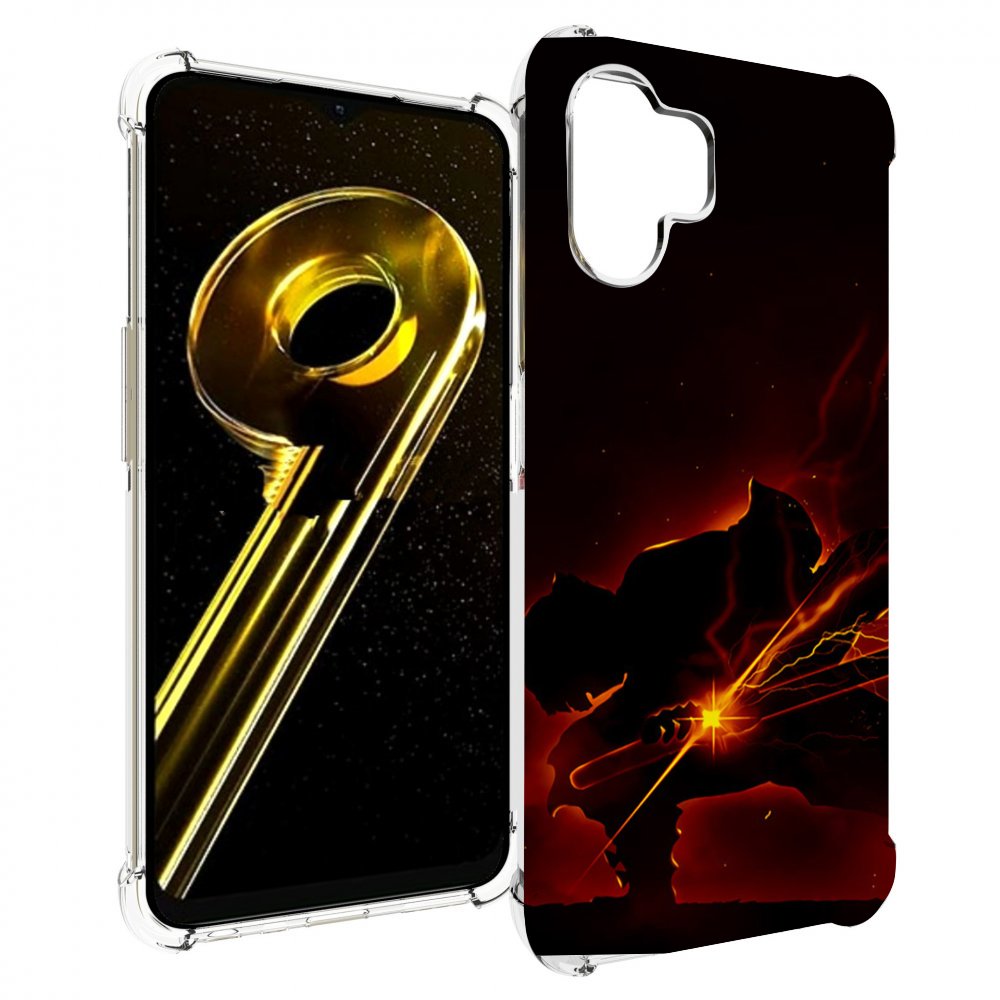 

Чехол бампер MyPads demon-slayer-зеницу для Realme 10 5G противо..., Прозрачный, Tocco