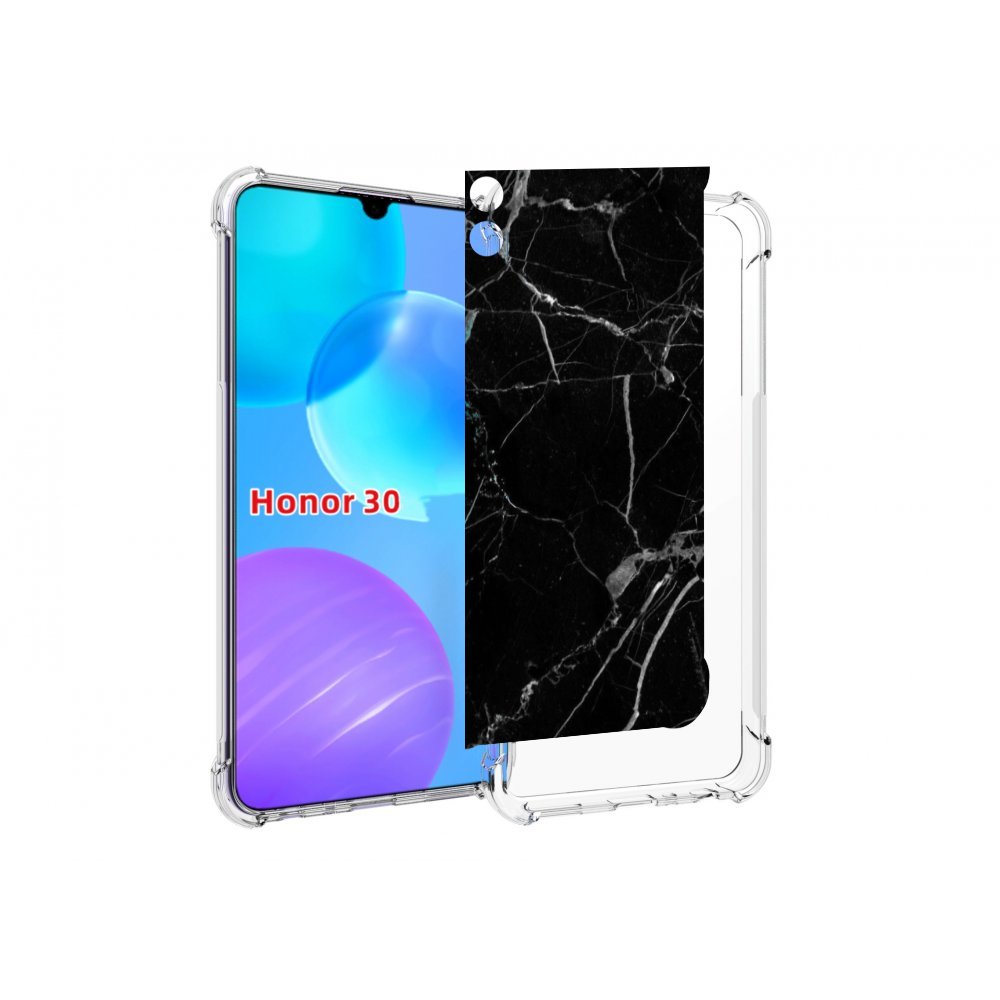 

Чехол MyPads разбитое стекло для Huawei Honor 30 Lite, Tocco