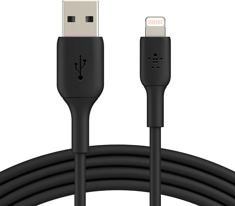 

Кабель Belkin Lightning - USB USB Type-C м (745883788682), Черный, CAA001bt3MBK