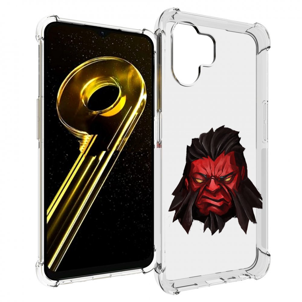 Чехол бампер MyPads dota-2-axe для Realme 10 5G противоударный