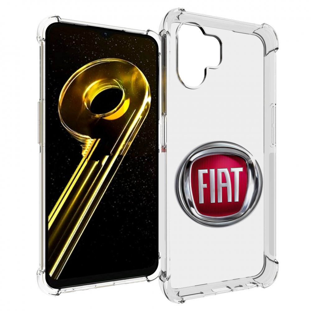

Чехол бампер MyPads fiat-фиат мужской для Realme 10 5G противоуд..., Прозрачный, Tocco