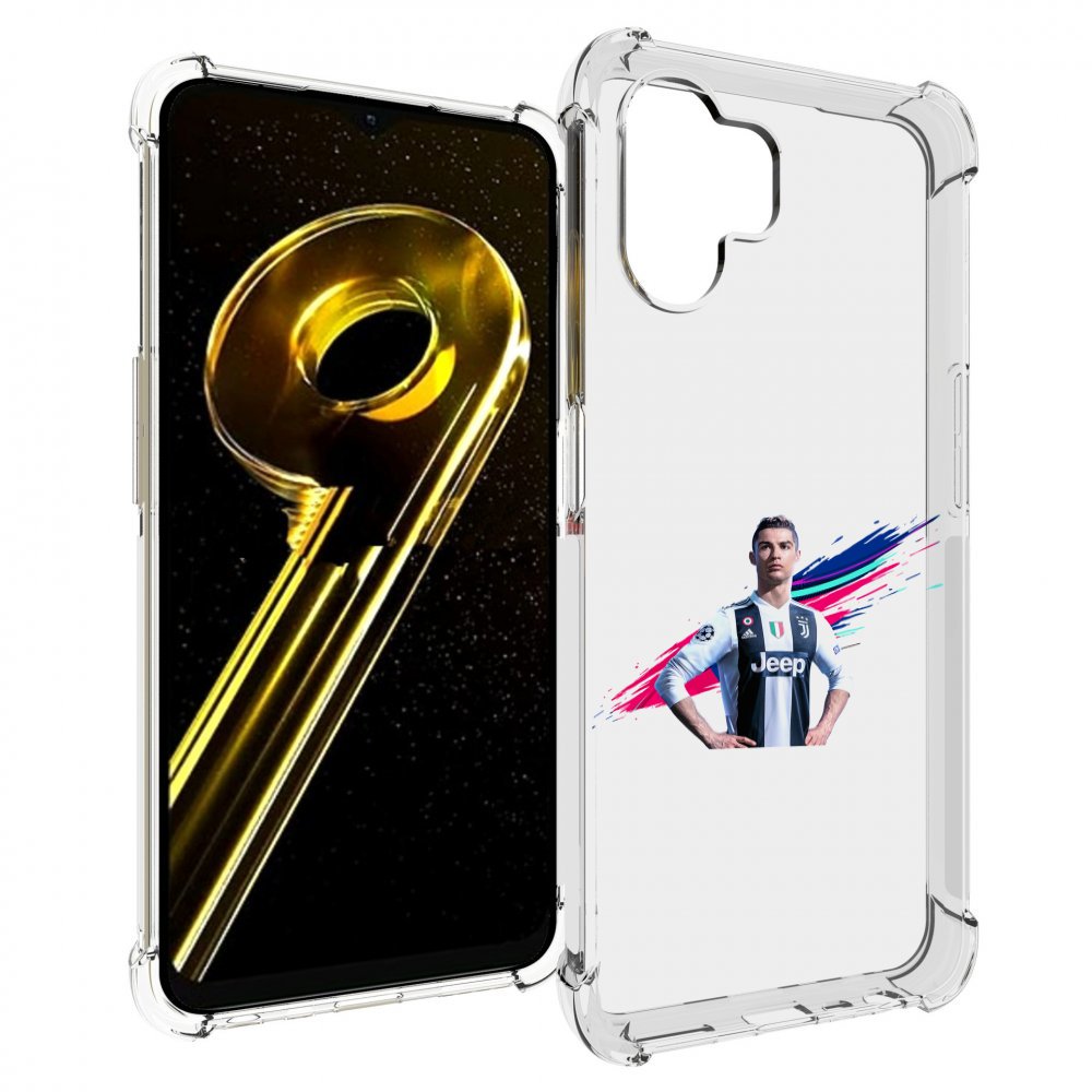 

Чехол бампер MyPads fifa-Криштиану-Роналду мужской для Realme 10..., Прозрачный, Tocco