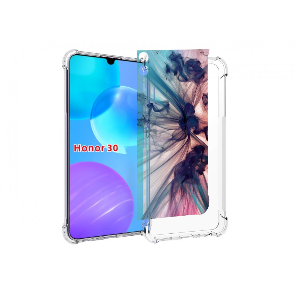 

Чехол MyPads разноцветный дым для Huawei Honor 30 Lite, Tocco