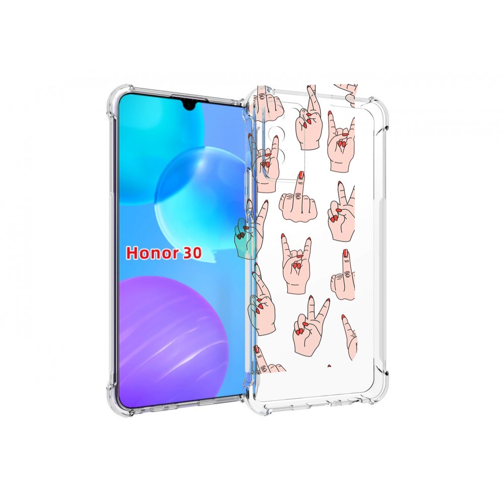 

Чехол MyPads разные-ручки для Huawei Honor 30 Lite, Tocco