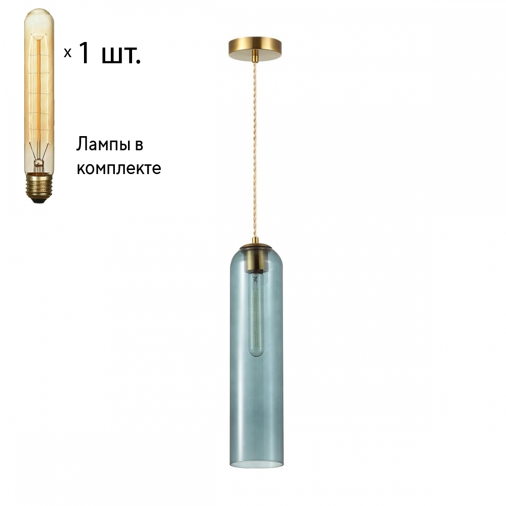 

Подвесной светильник с лампочкой Odeon Light Vosti 4641/1+Retro Lamps T30/T32