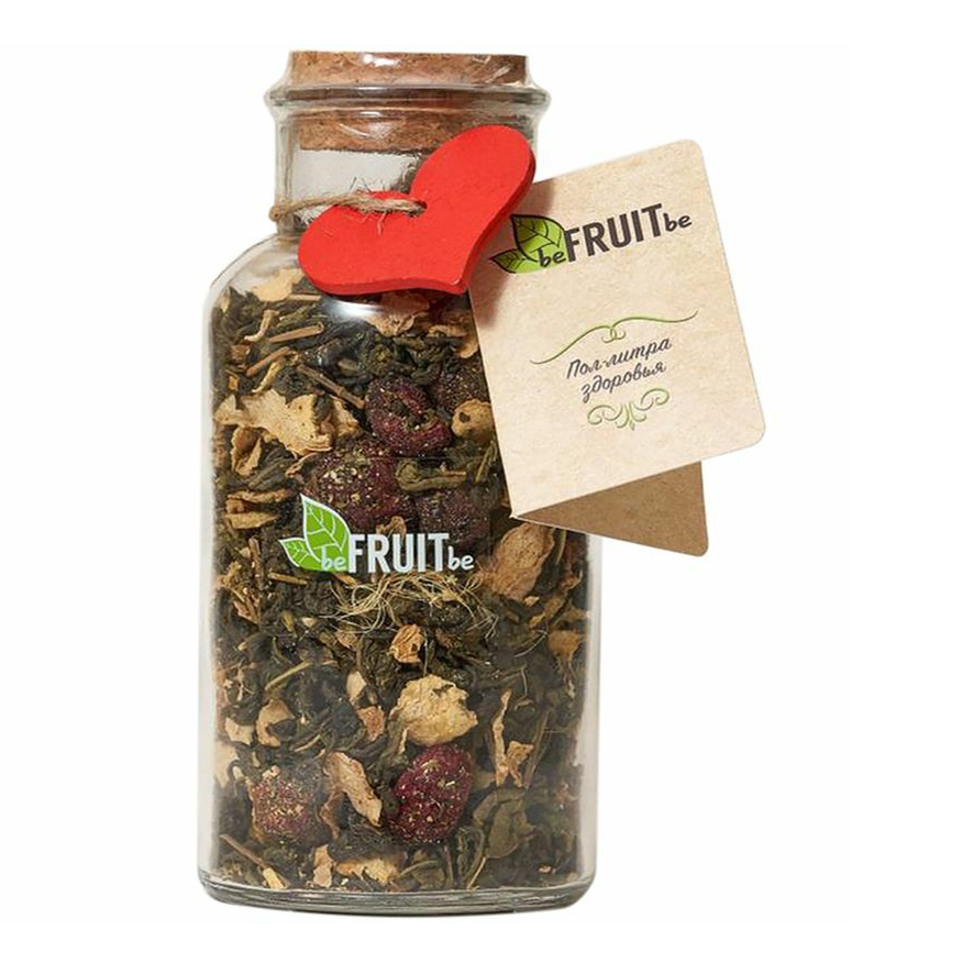 Чай зеленый beFRUITbe пропитанный соком имбиря и вишни 120 г