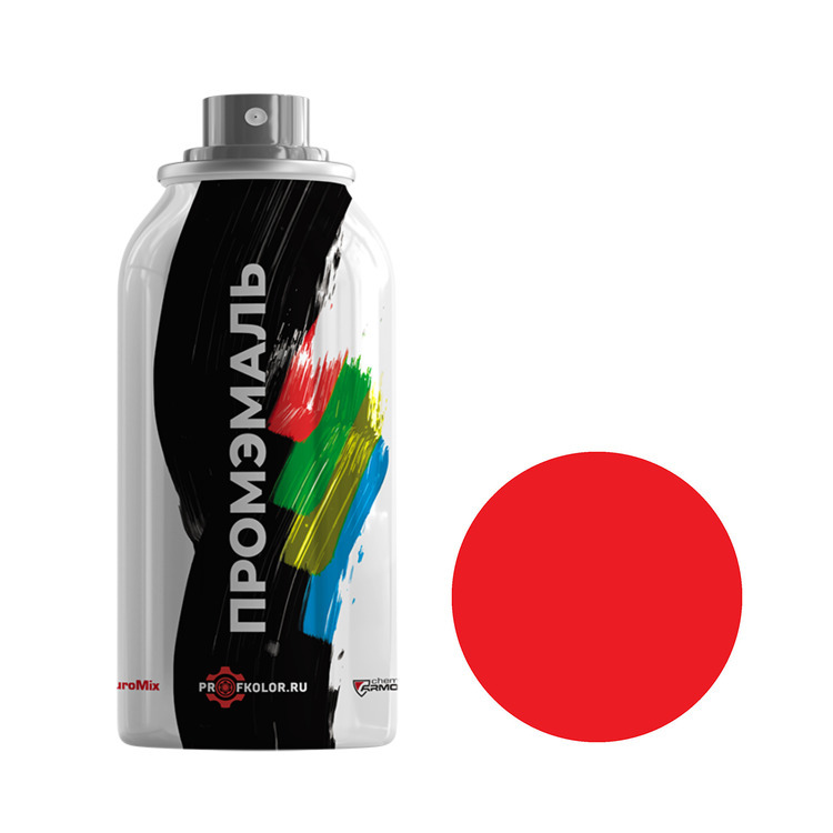 

Аэрозольная краска Profkolor RAL - RAL 3020, Verkehrsrot красный, матовая, 210 мл., A-RAL-Red