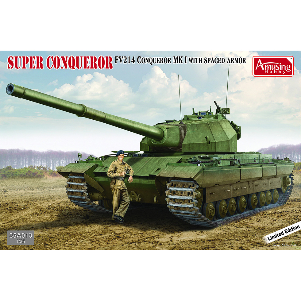 фото Сборная модель amusing hobby 1/35 английский танк super conqueror fv214 35a013