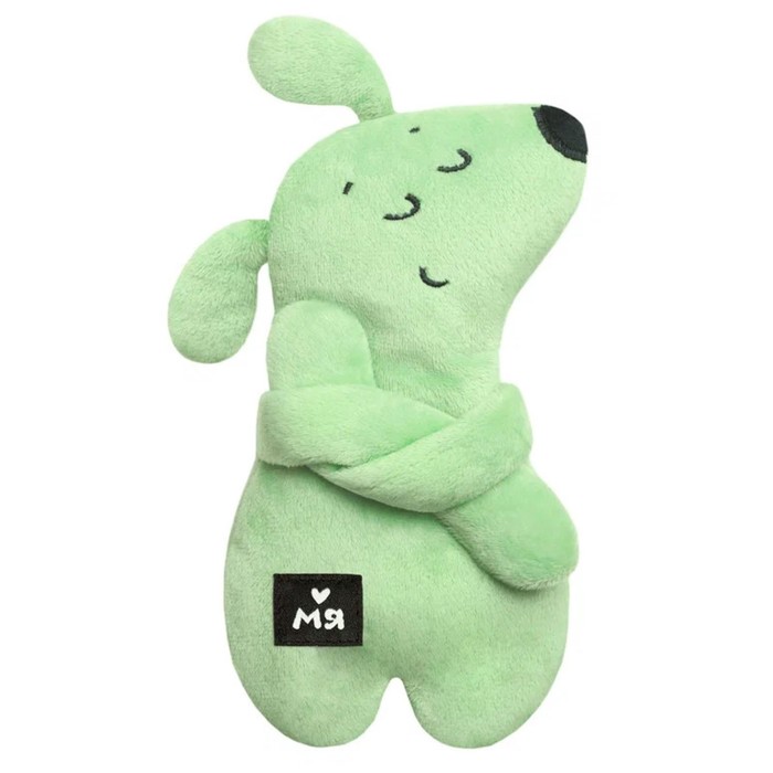 

Развивающая игрушка Собачка Штраус, с вишневыми косточками, 20 см, Зеленый