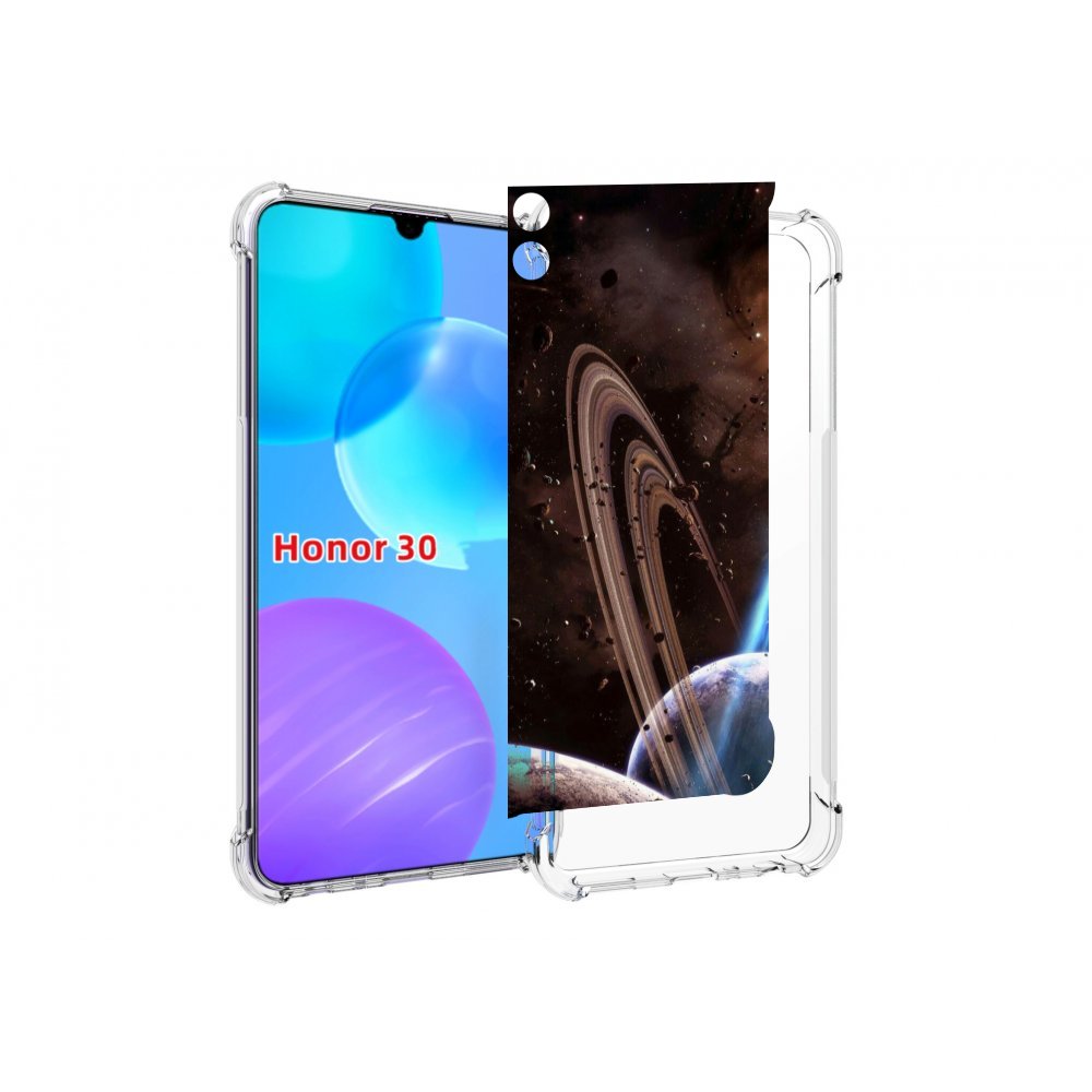

Чехол MyPads сатурн в космосе для Huawei Honor 30 Lite, Tocco