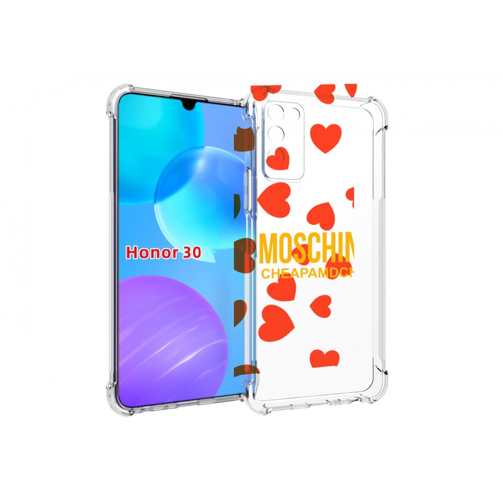 

Чехол MyPads сердца-москино для Huawei Honor 30 Lite, Tocco