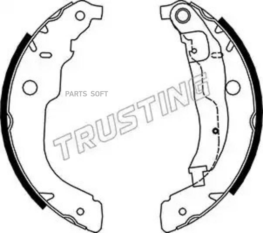 

Тормозные колодки TRUSTING 79196