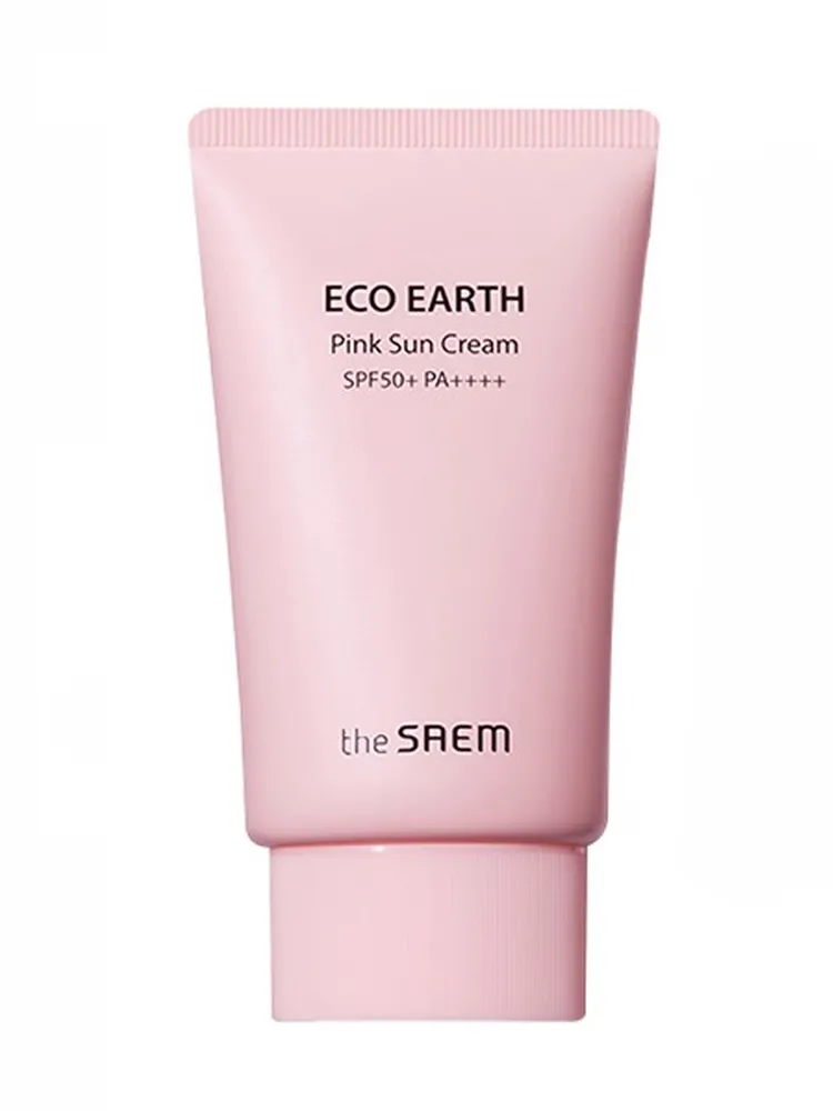 СМ Sun Крем солнцезащитный для лица для чувствительной кожи Eco Earth Pink Sun Cream