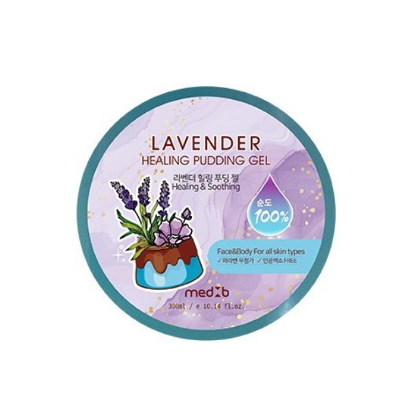 Гель для тела Med B Lavender Healing Pudding Gel восстанавливающий с лавандой лэтуаль мицеллярный гель для снятия макияжа purity lavender cleansing micellar gel