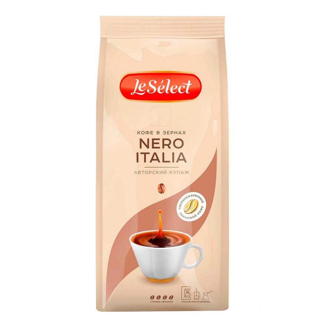 Кофе Le Select Nero Italia в зернах 1 кг