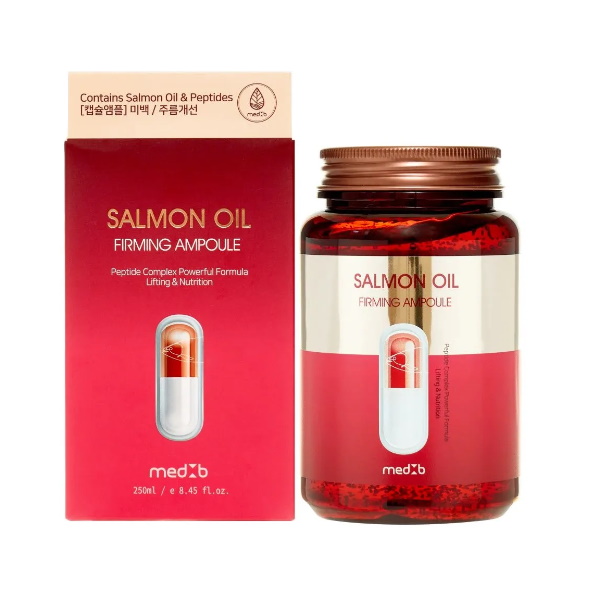 MEDB Salmon Oil Firming Ampoule Укрепляющая сыворотка для лица с маслом дикого лосося grizzly bear loves salmon so much socks christmas hockey cycling socks