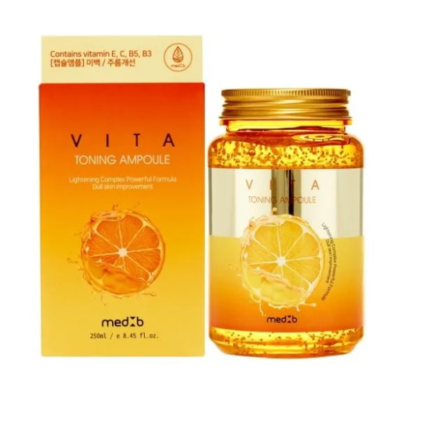 MEDB Vita Toning Ampoule Тонизирующая сыворотка для лица с витаминами holika holika three seconds starter vita complex сыворотка для лица витаминная 3 секунды 150 мл