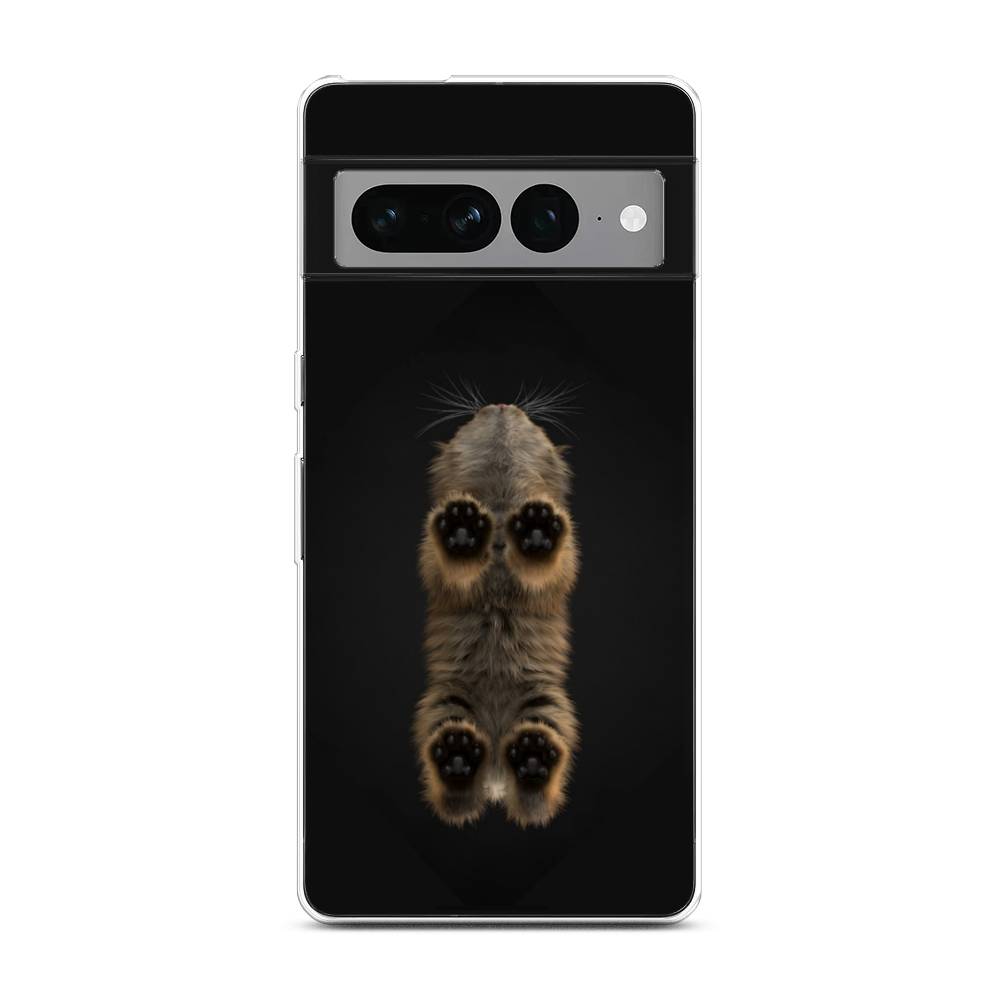 

Чехол Awog на Google Pixel 7 Pro "Кошачьи лапки", Разноцветный