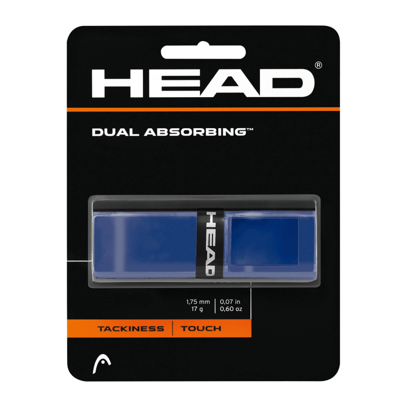 

Обмотка для ручки ракетки HEAD Grip Dual Absorbing x1, Blue, Синий, Grip Dual Absorbing x1