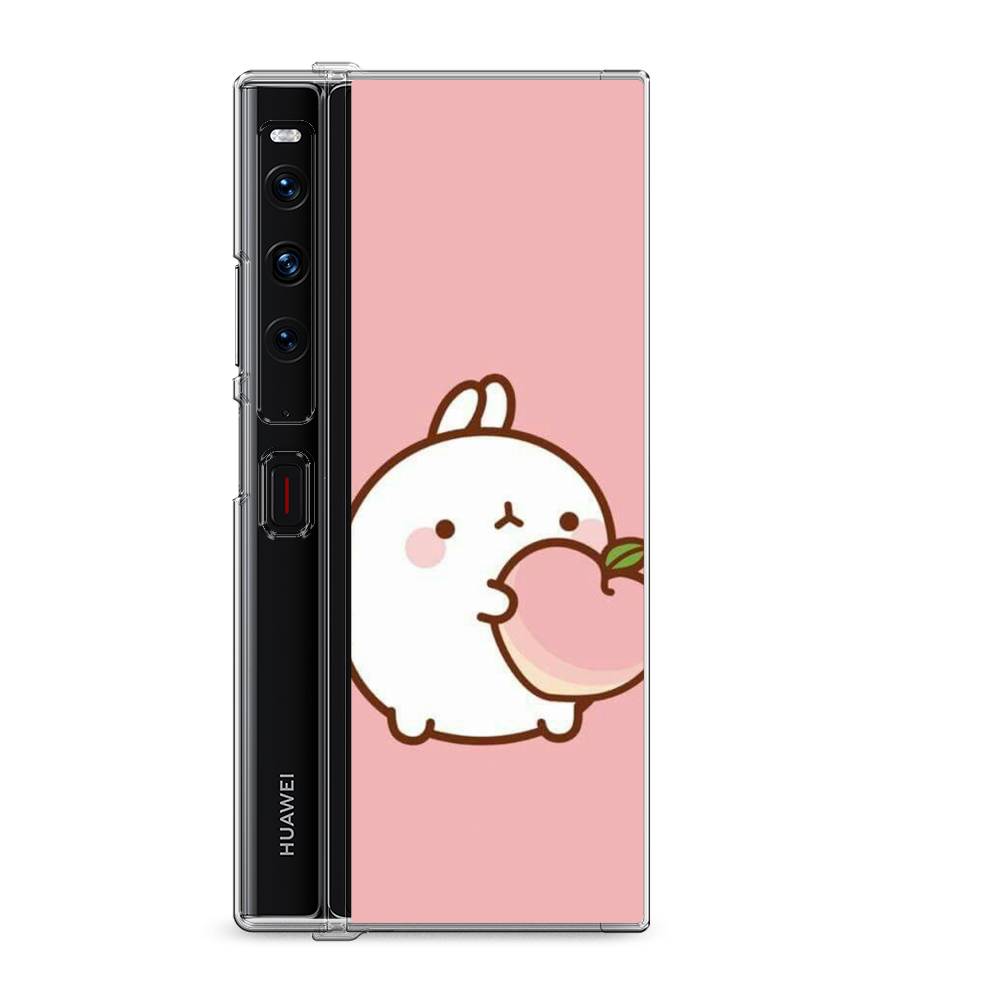 

Силиконовый чехол "Кролик с персиком" на Huawei Mate Xs 2 / Хуавеи Мате Xs 2