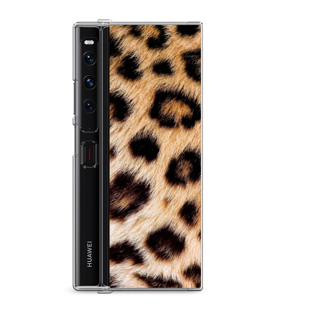 фото Силиконовый чехол "леопардовый принт" на huawei mate xs 2 / хуавеи мате xs 2 awog