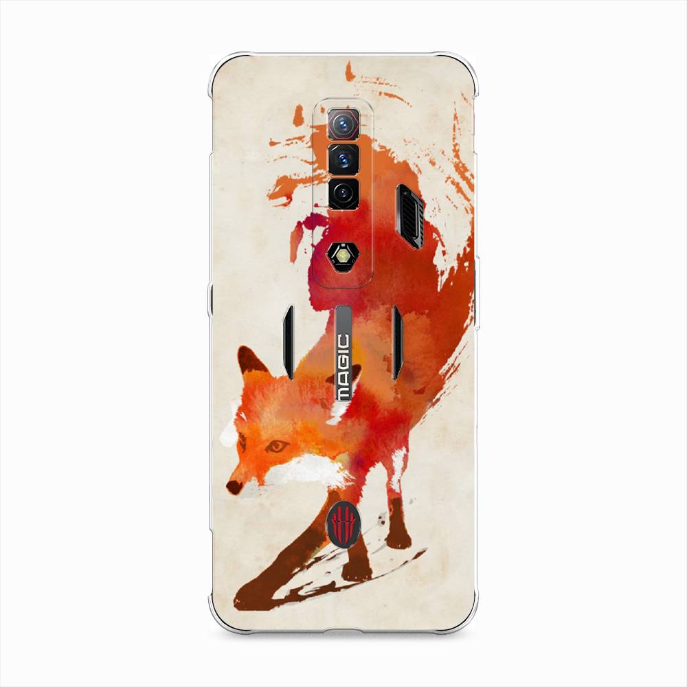 

Чехол Awog на ZTE Nubia Red Magic 7S / ЗТЕ Нубия Ред Мэджик 7С "Лиса", Разноцветный, 136350-10