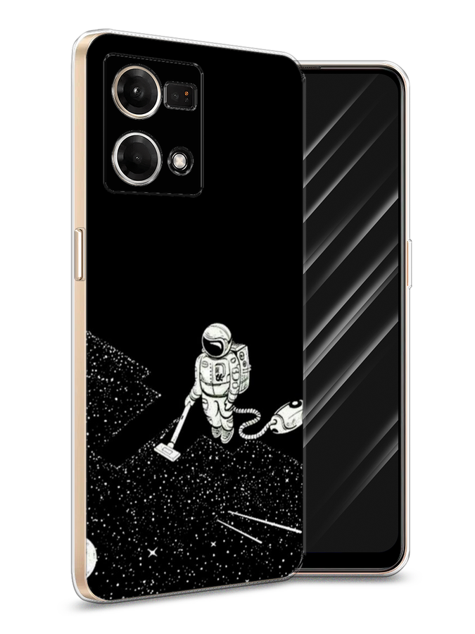 

Чехол Awog на Oppo Reno 7 4G/8 4G "Морозная лавина серая", Разноцветный