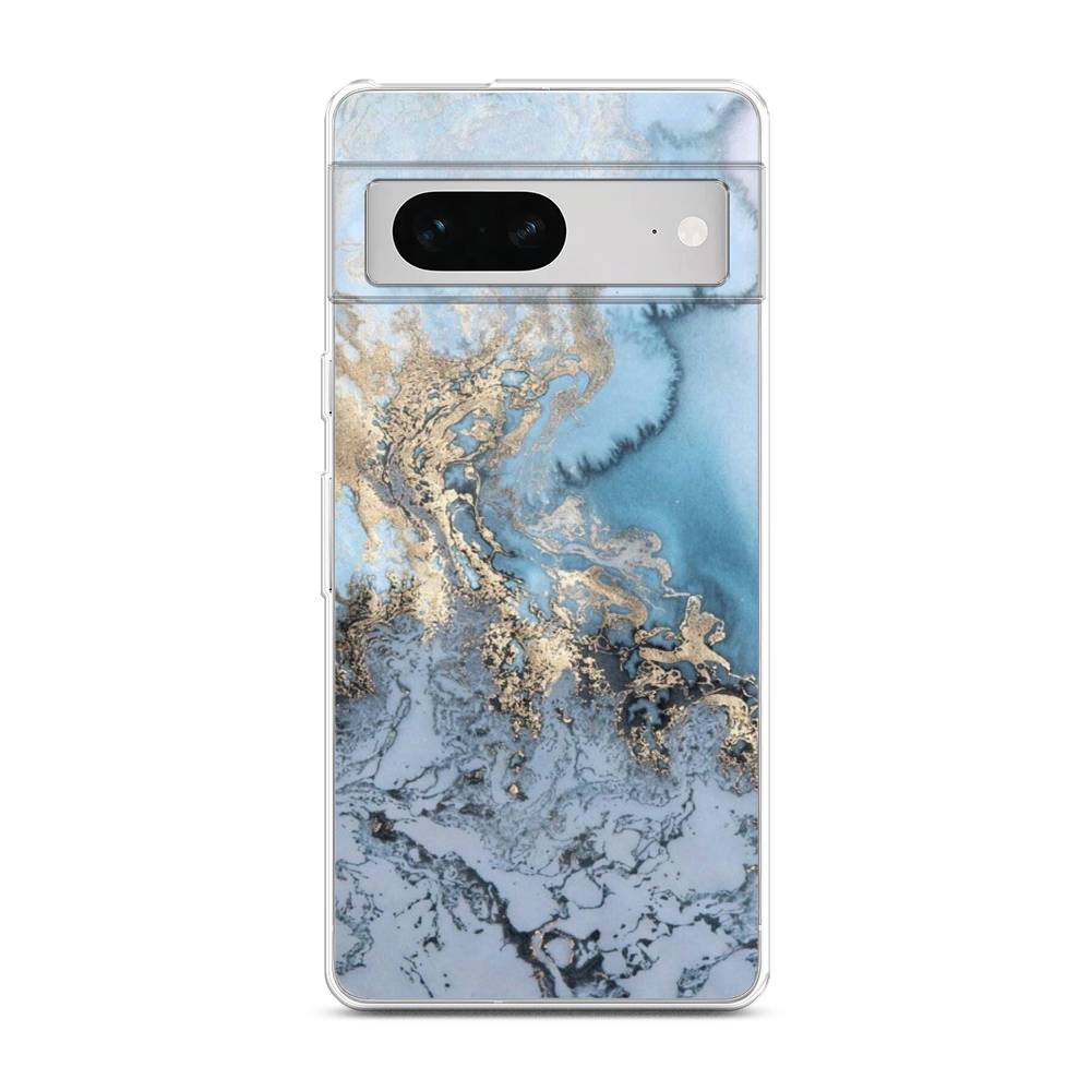 

Чехол Awog на Google Pixel 7 "Морозная лавина синяя", Разноцветный