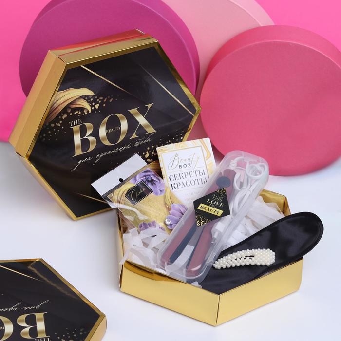 фото Набор щипцы-гофре beauty box, 25,5 х 22 см like me