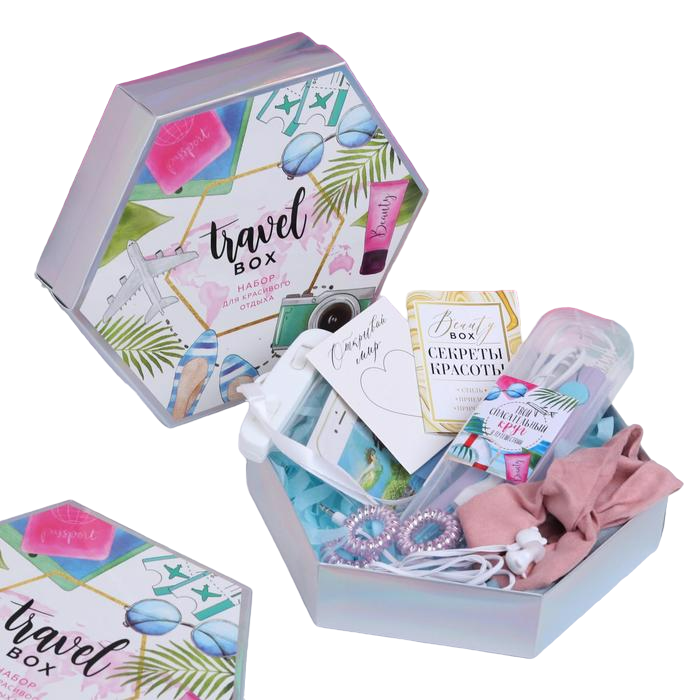

Подарочный набор щипцы-гофре Travel box, 25,5 х 22 см
