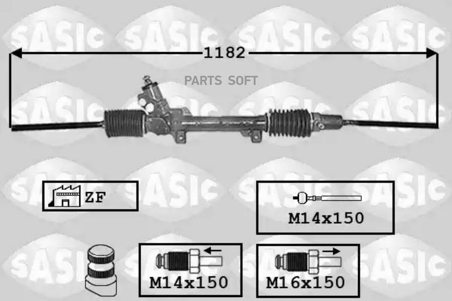 Рулевая рейка SASIC 7006035 53221₽