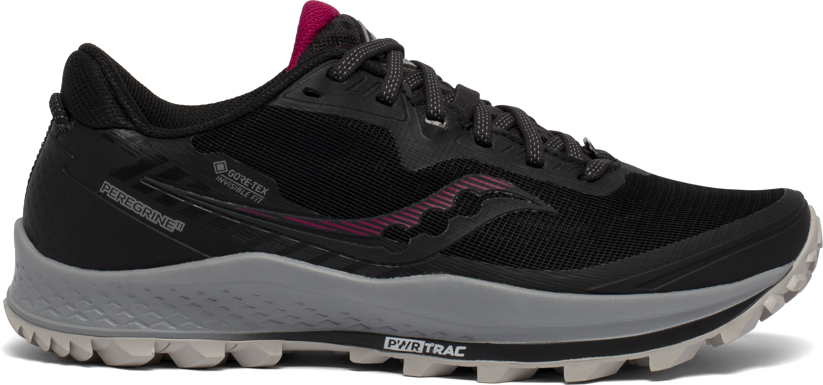

Кроссовки женские Saucony Peregrine 11 Gtx W черные 9.5 US, Peregrine 11 Gtx W