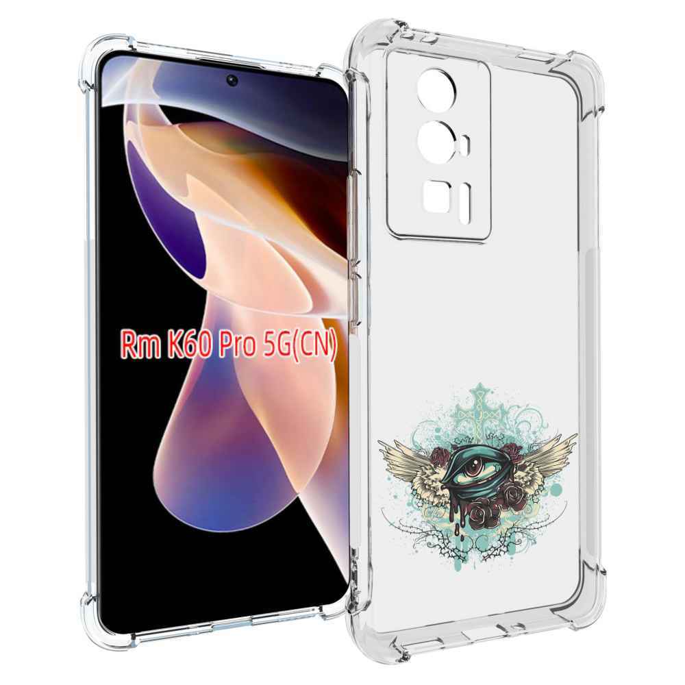 

Чехол MyPads плачущий глаз с крыльями для Xiaomi Redmi K60 Pro, Прозрачный, Tocco