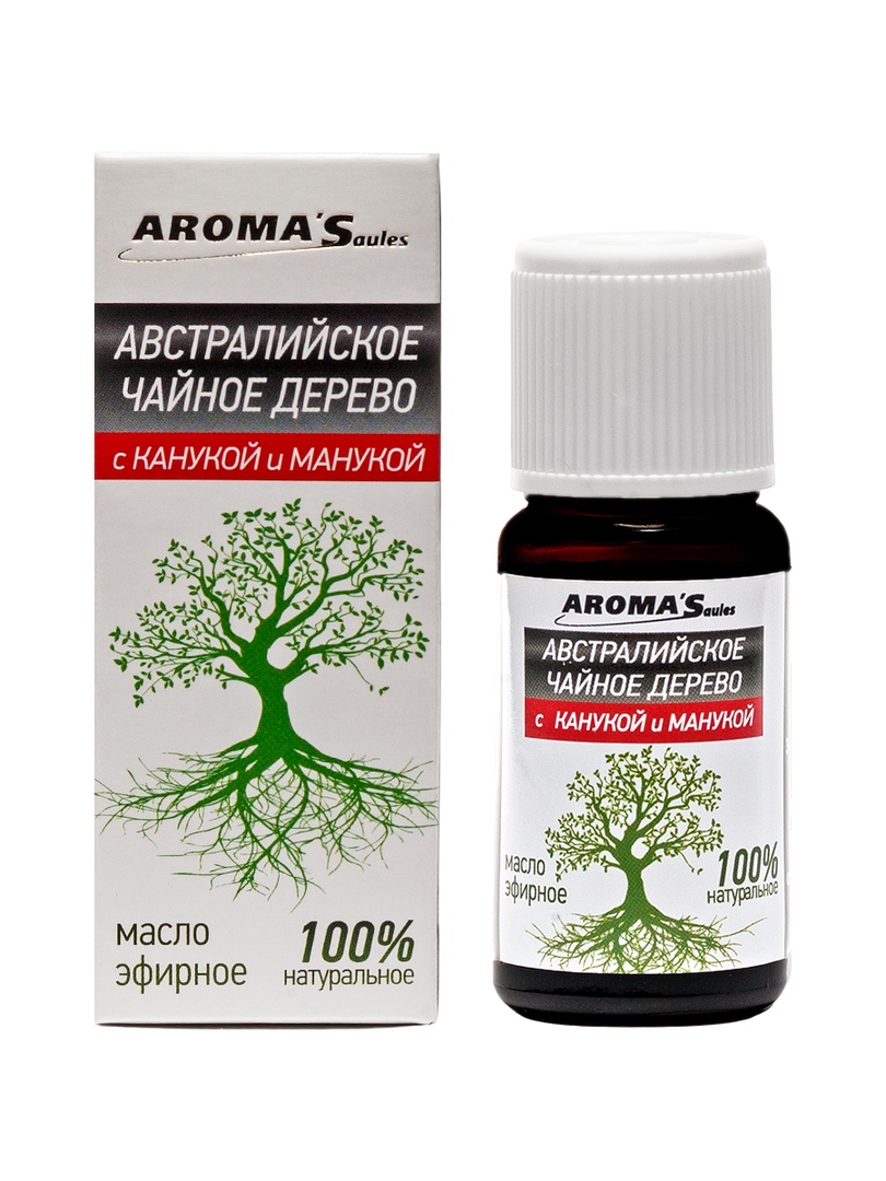 фото Масло эфирное aroma'saules австралийское чайное дерево с канукой и манукой 15 мл