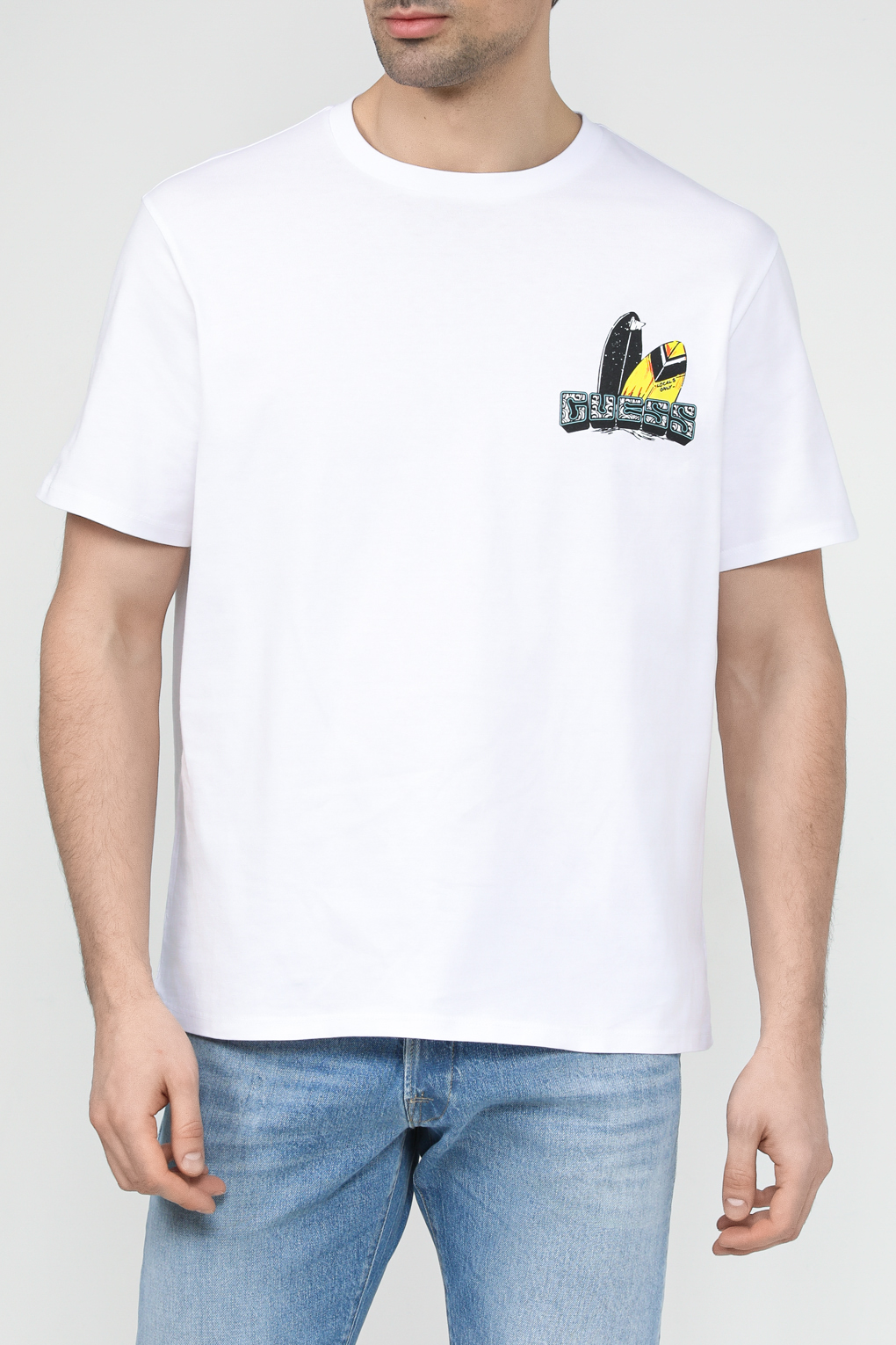 

Футболка мужская Guess F4GI07 I3Z14 белая 2XL, Белый, F4GI07 I3Z14