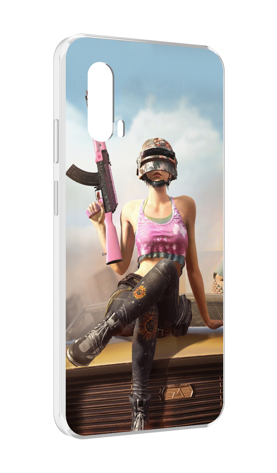 

Чехол MyPads девушка из PUBG для Blackview BV7100, Прозрачный, Tocco