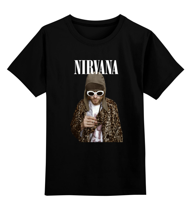 Футболка детская Printio Nirvana kurt cobain цв. черный р. 128 kurt cobain journals