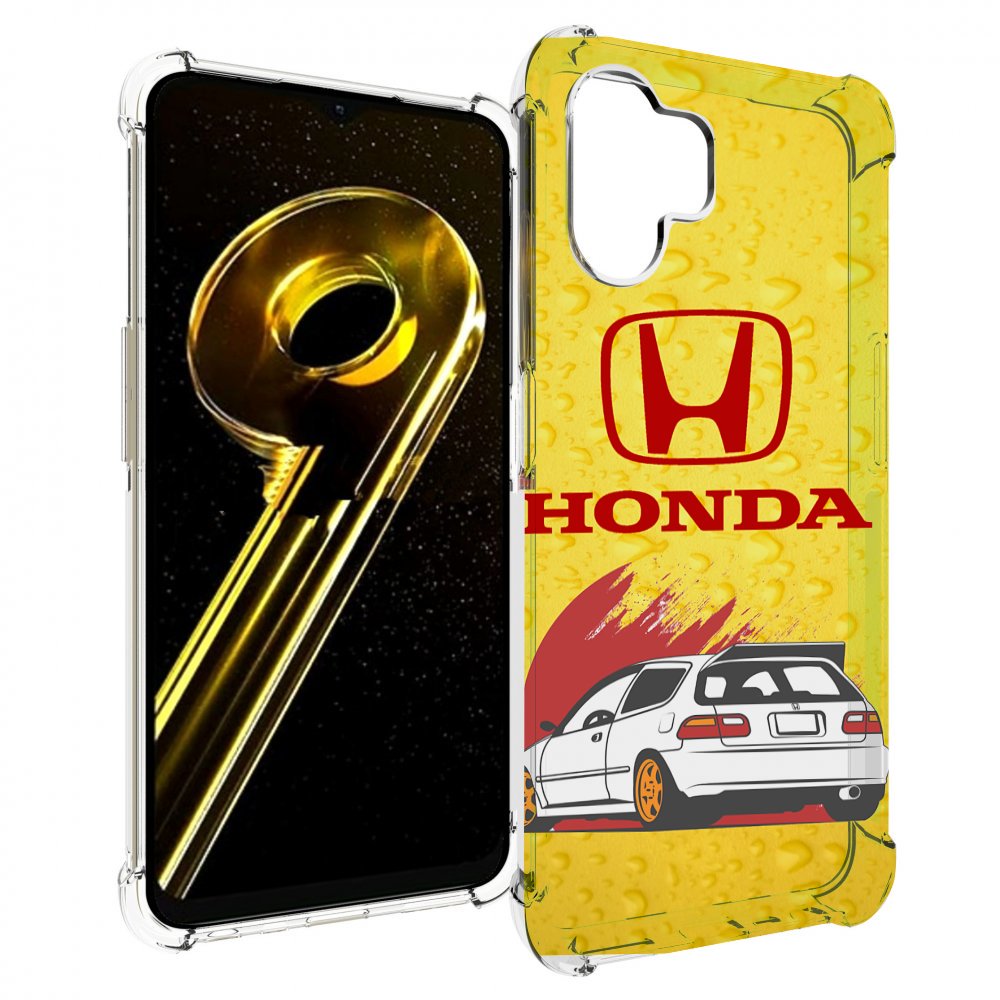 

Чехол бампер MyPads honda-motor для Realme 10 5G противоударный, Прозрачный, Tocco