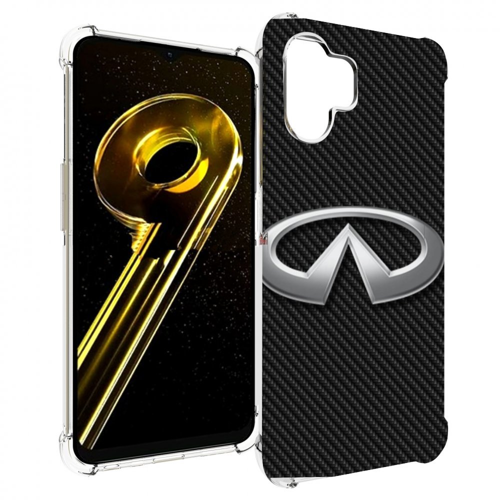 

Чехол бампер MyPads infiniti-инфинити-2 мужской для Realme 10 5G..., Прозрачный, Tocco