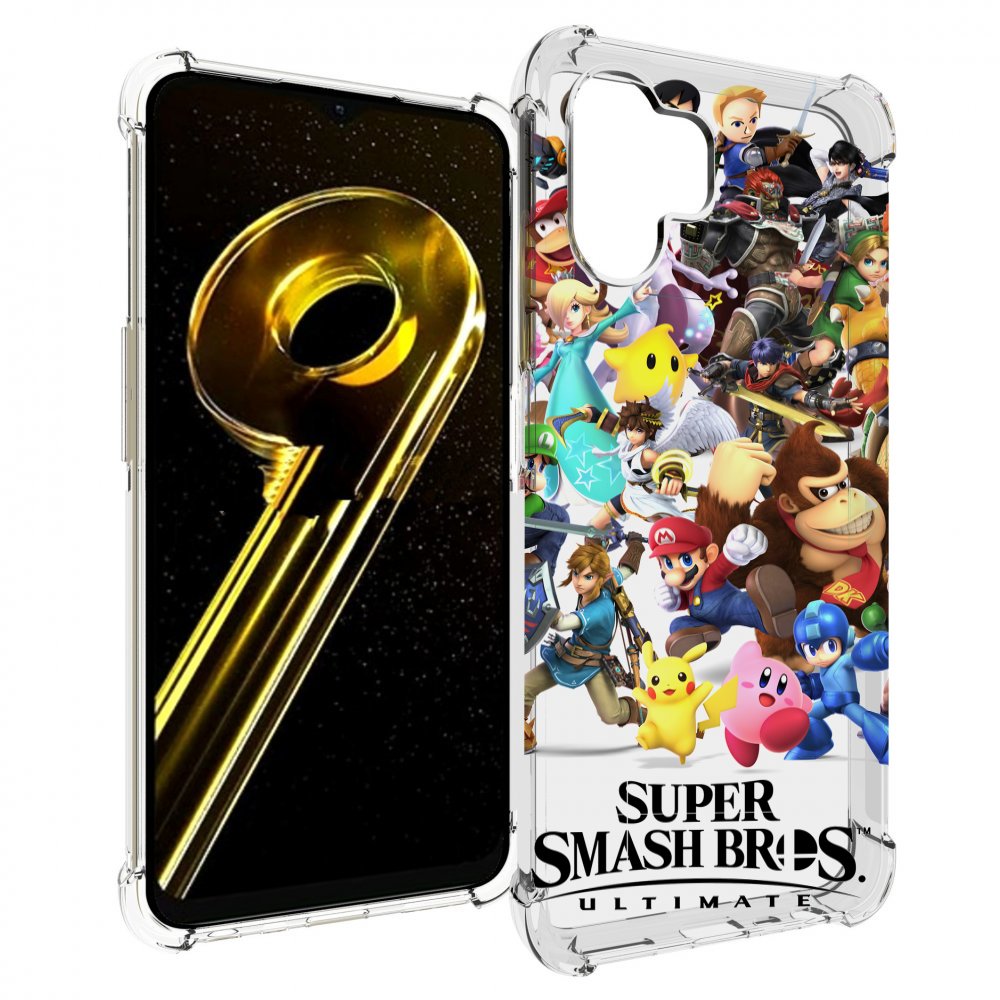 

Чехол бампер MyPads Super Smash Bros для Realme 10 5G противоуда..., Прозрачный, Tocco