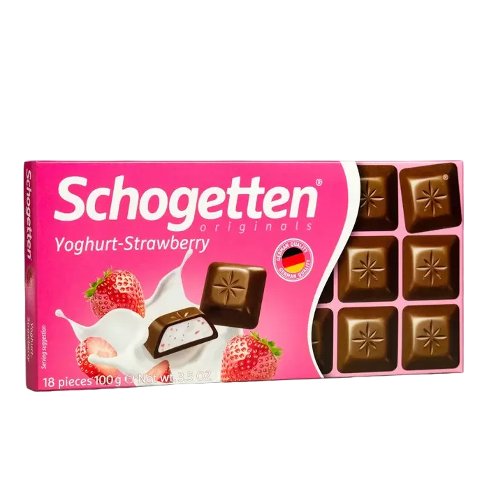 

Шоколад Schogetten Yoghurt-Strawberry, 100 г