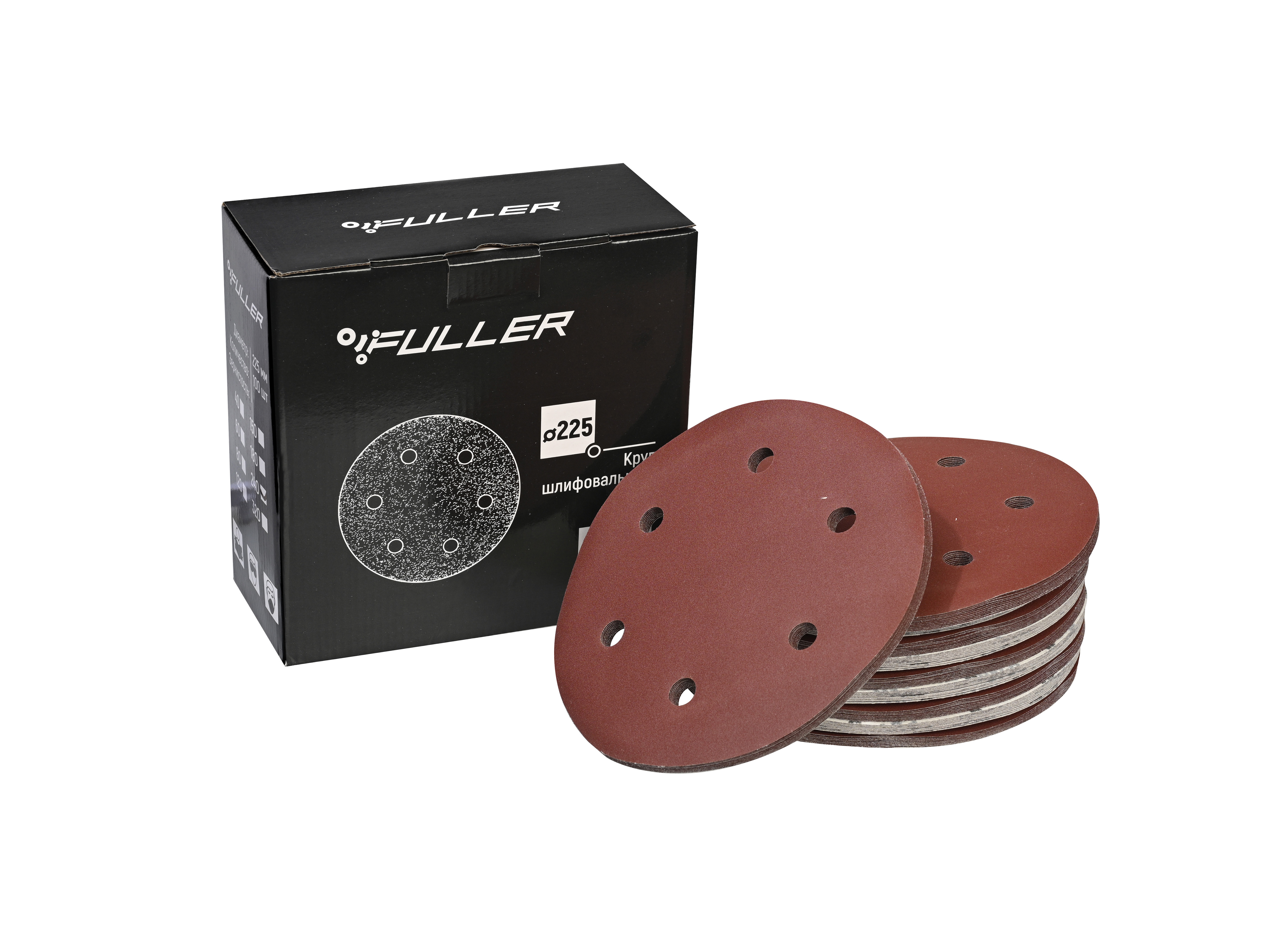 

Круг шлифовальный для эксцентриковых шлифмашин FULLER P150-225, XG225