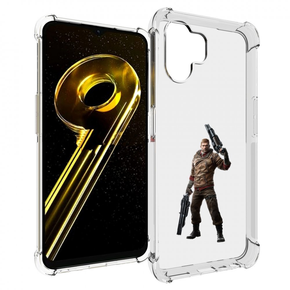 Чехол бампер MyPads Wolfenstein для Realme 10 5G противоударный